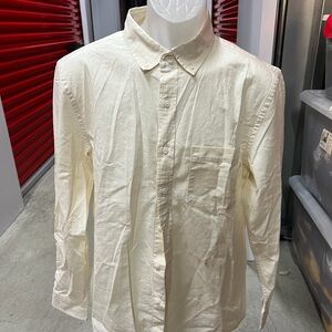 Banana Republic Men's Cream Shirt
